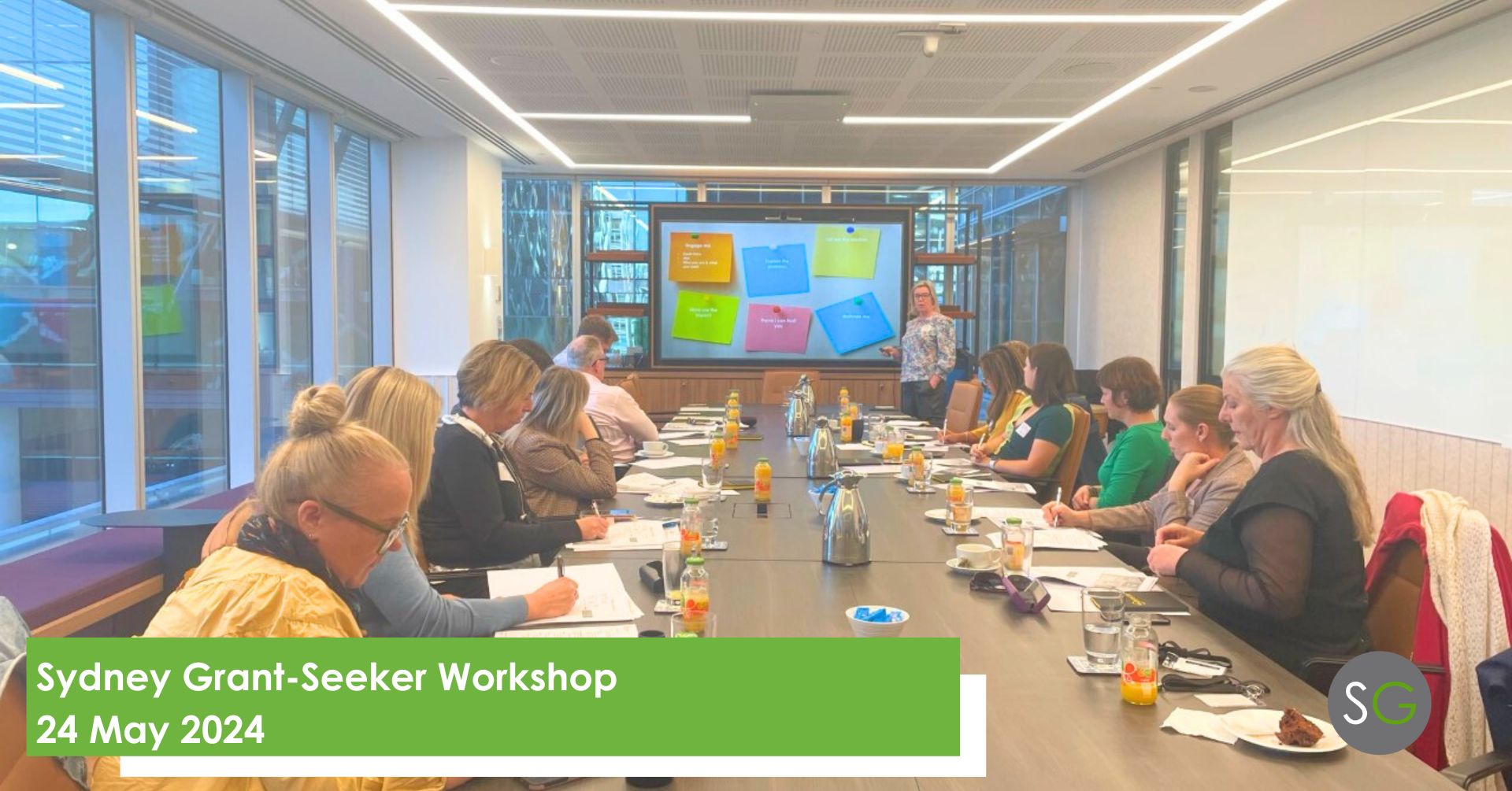 Sydney best practice grant-seeker workshop. Strategic Grants non-profit grants training.